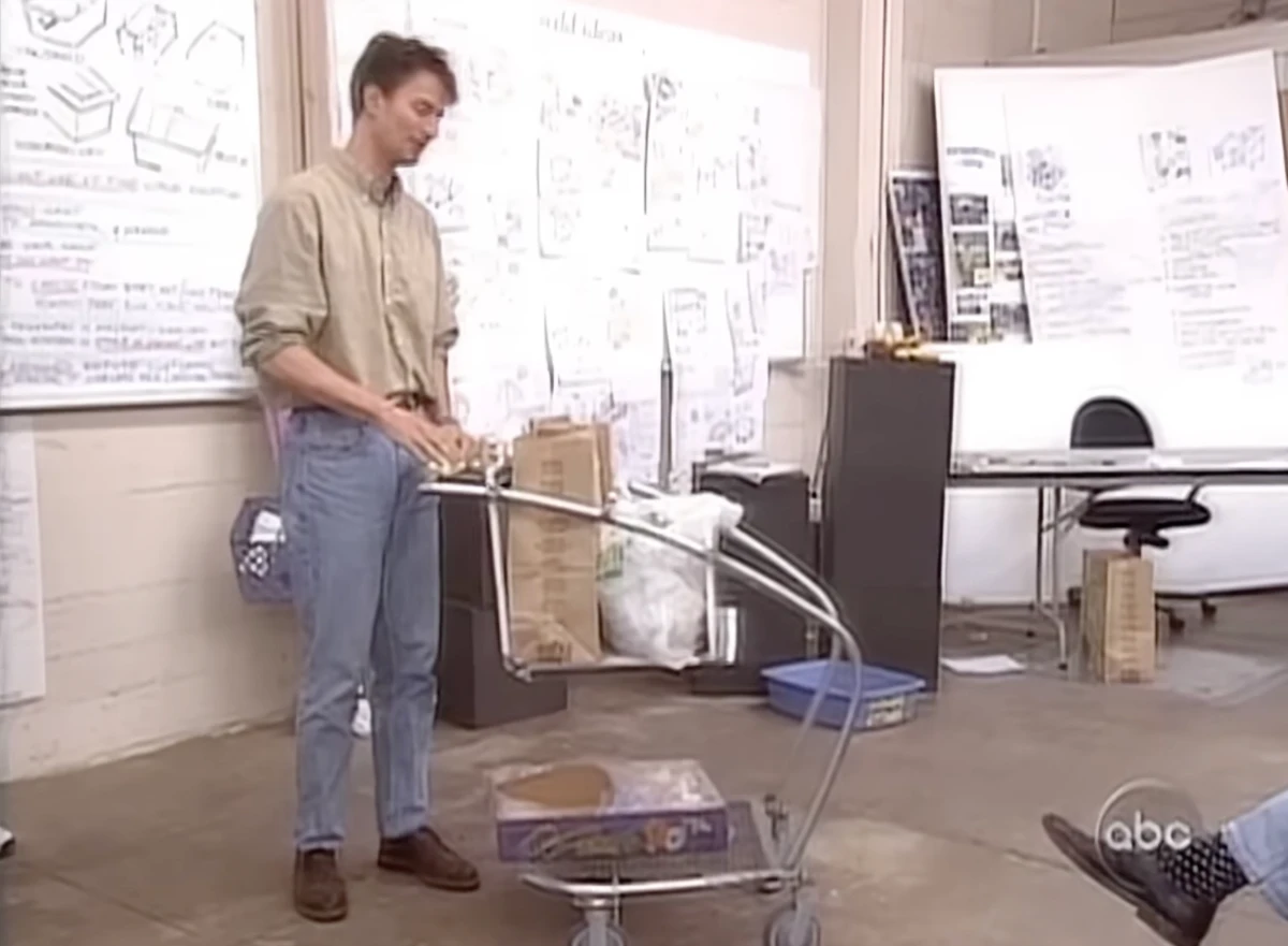 IDEO's redesigned shopping cart prototype
