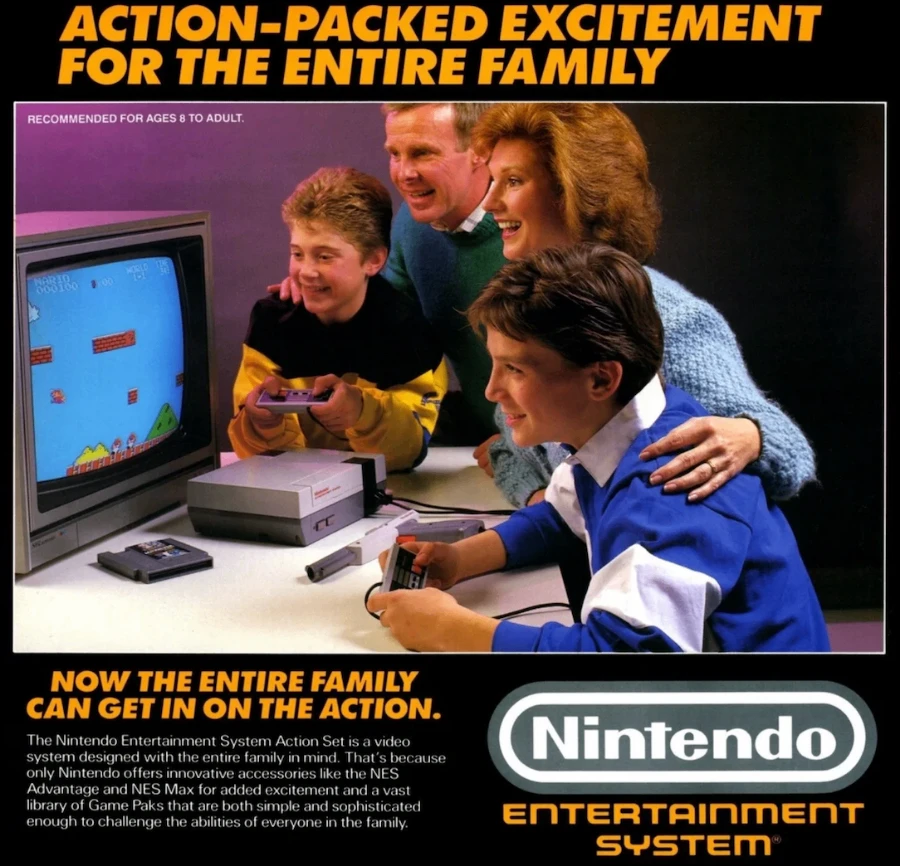 A vintage NES magazine advertisement